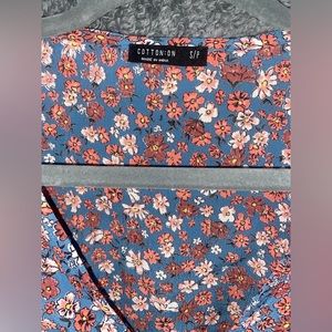 Cotton on flower blouse